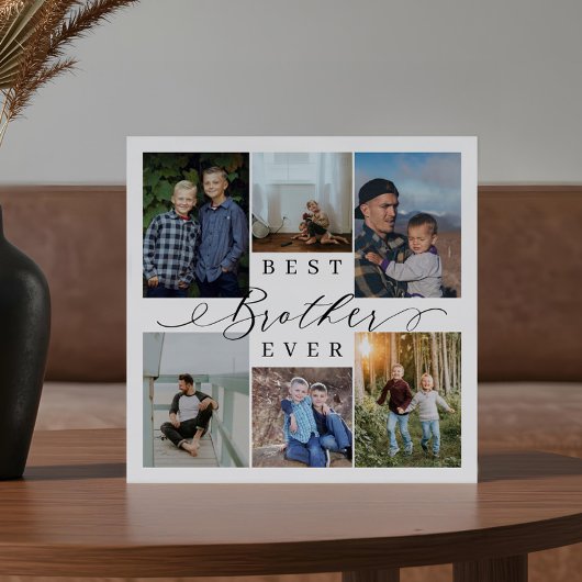 Beste Broer Ooit Foto Collage Keepsake Gift Fotoplaat