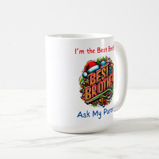 Beste broer ooit koffiemok (Voorkant rechts)