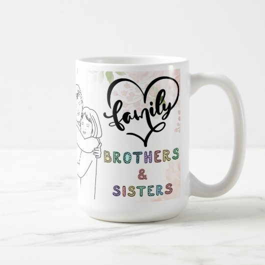 Beste Broer Ooit Mok met Hartelijke Liefdesboodsch (Rechts)