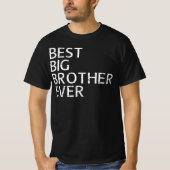 beste broer ooit t-shirt (Voorkant)