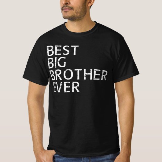 beste broer ooit t-shirt (Voorkant)