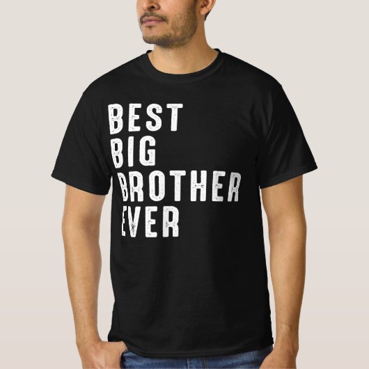 beste broer ooit t-shirt (Voorkant)