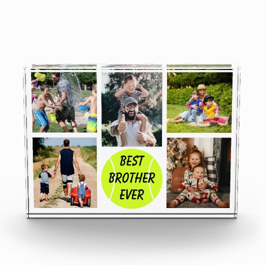 Beste broer ooit tennis fotoblokken (Voorkant)