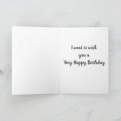 **BESTE BROER OOIT ** TOE BIRTHDAAG KAART (Binnen)