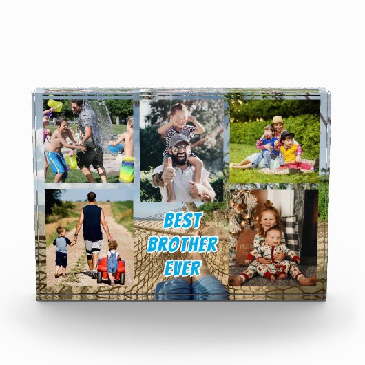 Beste broer ooit voor Funny Life Fotoblokken (Voorkant)