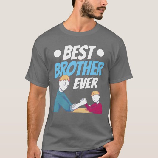 Beste Broer Ooit Vriendelijke Broers Vriendschap V T-shirt (Voorkant)