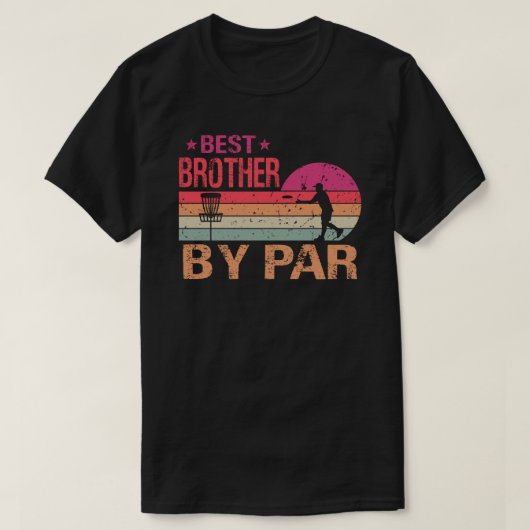  beste broer op Par Disk Golf T-Shirt (Design voorkant)