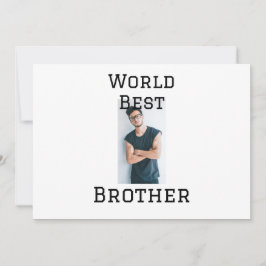 Beste broer ter wereld naam toevoegen tekst sport  kaart