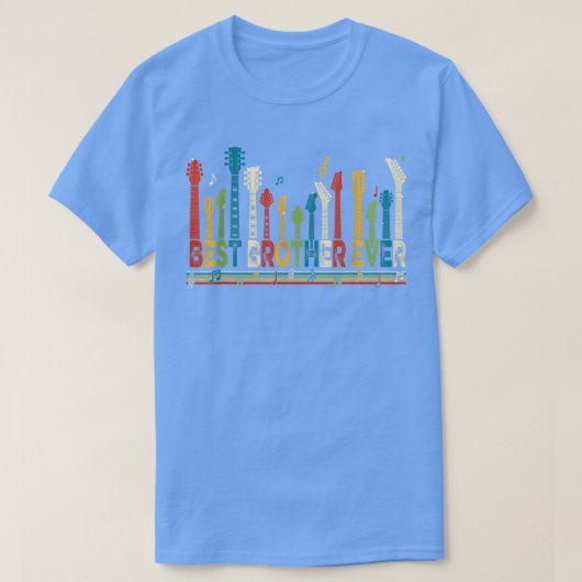 beste broer van papa Guitar vaders Da T-shirt (Design voorkant)