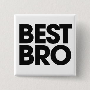 Beste broer vierkante button 5,1 cm