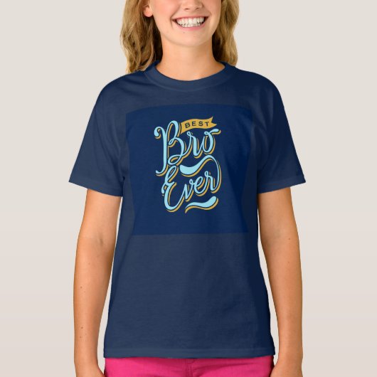 Beste broer voor altijd t-shirt (Voorkant)
