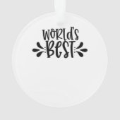 Beste broer. Vriend. familielid Ornament (achterkant)