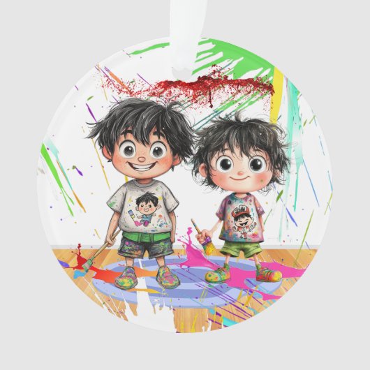 Beste broer/vriend/familielid ter wereld ornament (voorkant)