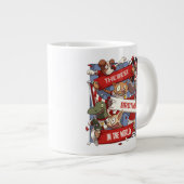 Beste Brother Funny Animal Fans Cartoon Grote Koffiekop (Voorkant rechts)