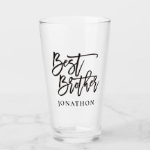 Beste Brother Gift Black script, naam
