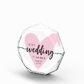 Beste bruiloft planner roze hart fotoblokken (Rechts)