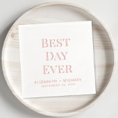Beste Bruiloftsdag Ooit Trouwen Folie Servetten