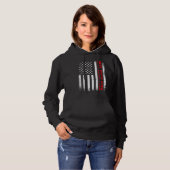 Beste Bubba ooit Amerikaanse vlag cadeaus Hoodie (Voorkant volledig)