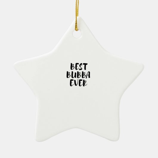 Beste bubba ooit keramisch ornament (Voorkant)