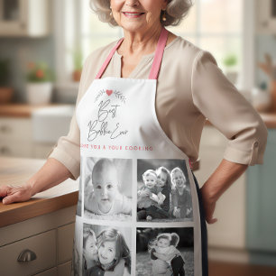 Beste Bubbie Ooit Keuken Chef 6 Foto Collage Vet Schort