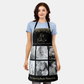 Beste Bubbie Ooit Keuken Chef Gold 6 Fotocollage Schort (Gedragen)