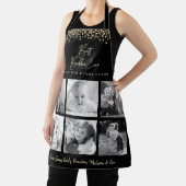 Beste Bubbie Ooit Keuken Chef Gold 6 Fotocollage Schort (Insitu)