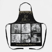 Beste Bubbie Ooit Keuken Chef Gold 6 Fotocollage Schort (Voorkant)