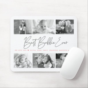 Beste Bubbie Ooit Modern Script 6 Fotocollage Muismat