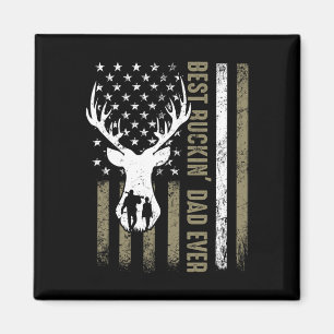 Beste Buckin 'Dad Ever Deer Jagen Vaders Day Game Magneet