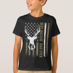 Beste Buckin 'Dad Ever Deer Jagen Vaders Day Game T-shirt