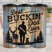 Beste Buckin 'Dad: Hunter, Deer, Dog Thermosbeker