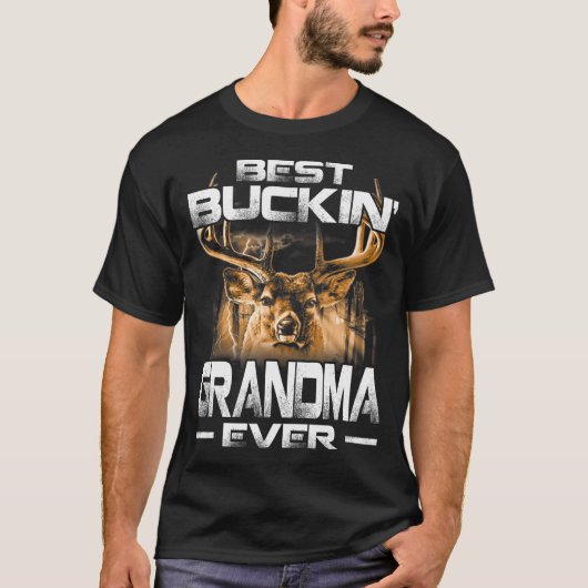 Beste Buckin' Oma Ooit Shirt Herten Jagen Bucki (Voorkant)