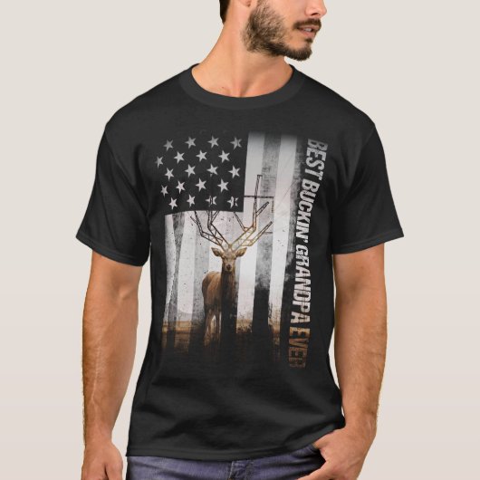 Beste Buckin' opa ooit T-shirt (Voorkant)