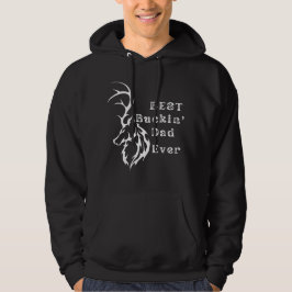 Beste Buckin-pap Ever-hertenjager Hoodie