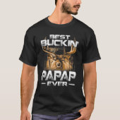 Beste Buckin Papap ooit T-shirt herten jagen Bucki (Voorkant)