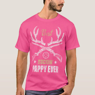 Beste Buckin' Pappy ooit hertenjagers jachtvader T-shirt