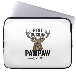 Beste Buckin Pawpaw Vintage Hert Jagers Shirt_1 Laptop Sleeve