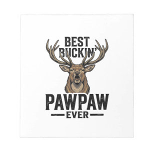 Beste Buckin Pawpaw Vintage Hert Jagers Shirt_1 Notitieblok