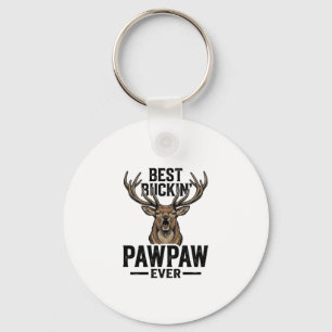 Beste Buckin Pawpaw Vintage Hert Jagers Shirt_1 Sleutelhanger