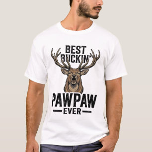Beste Buckin Pawpaw Vintage Hert Jagers Shirt_1 T-shirt