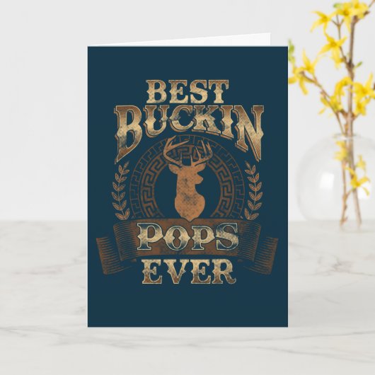 Beste Buckin Poppen ooit Kaart (Gele Bloem)