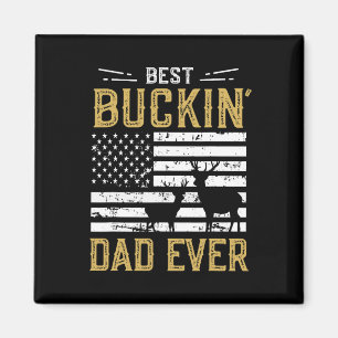 Beste Buckin-vader ooit grappige Gift Deer Hunter Magneet