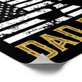 Beste Buckin-vader ooit grappige Gift Deer Hunter  Poster (Hoek)