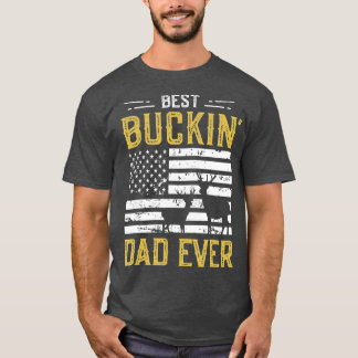 Beste Buckin-vader ooit grappige Gift Deer Hunter T-shirt