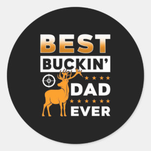 Beste Buckin-vader ooit Ronde Sticker