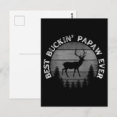 BESTE BUCKINDE PAPAWA Ooit Briefkaart (Voorkant / Achterkant)