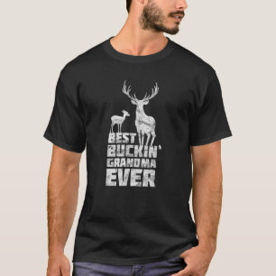 Beste Bucking Oma Deer Buck Hunting T-shirt Gift