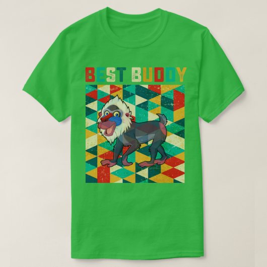 Beste Buddy Baboon T-shirt (Design voorkant)