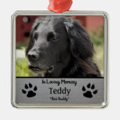 Beste Buddy-huisdier Metalen Ornament (Voorkant)