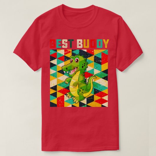 Beste Buddy Krokodil T-shirt (Design voorkant)